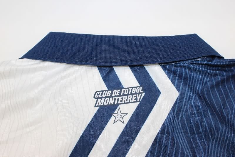 AAA Quality Monterrey 25/26 Dark Blue White Soccer Jersey