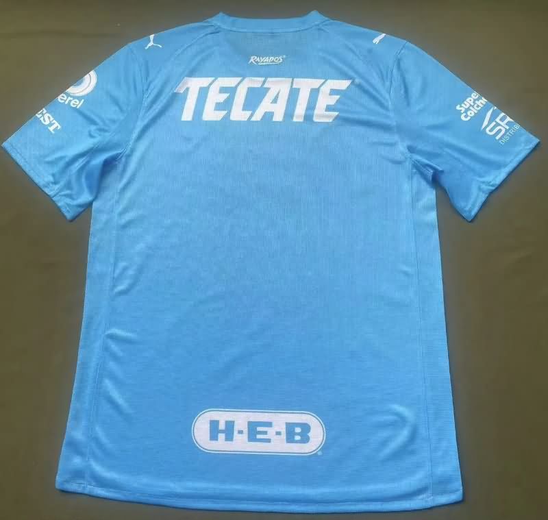 AAA Quality Monterrey 25/26 Goalkeeper Blue Soccer Jersey (Player)