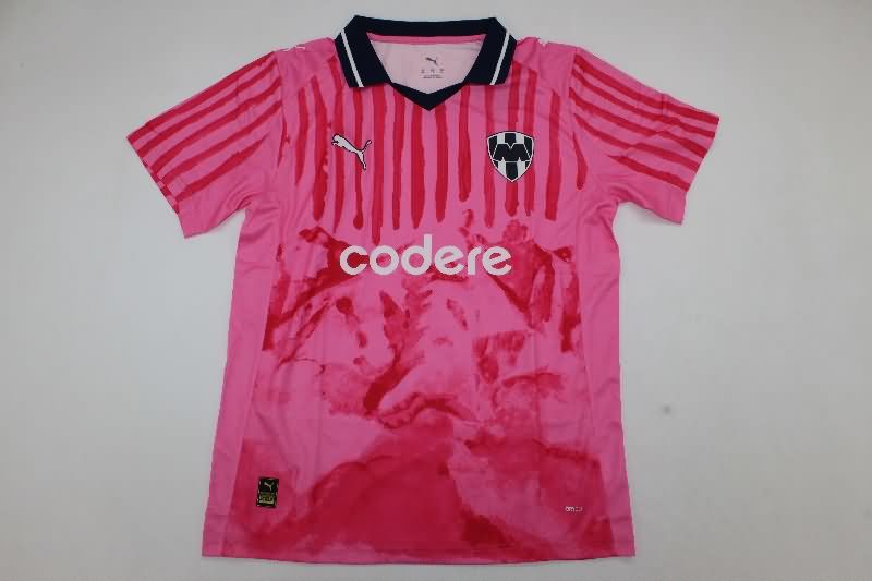 AAA Quality Monterrey 25/26 Goalkeeper Pink Soccer Jersey