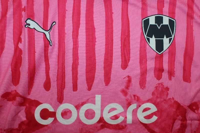 AAA Quality Monterrey 25/26 Goalkeeper Pink Soccer Jersey
