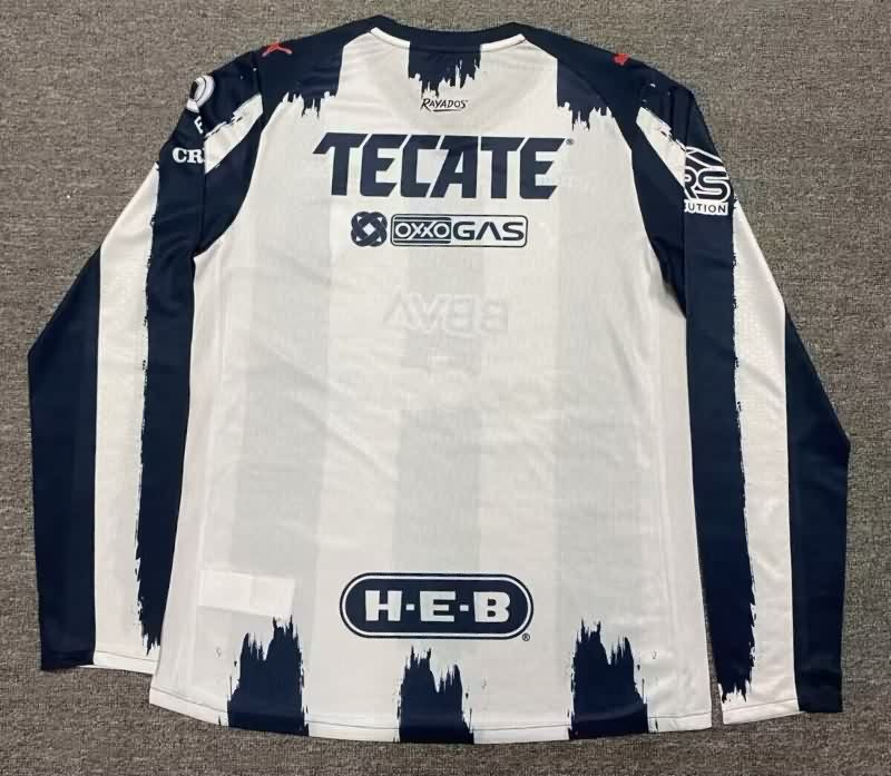 AAA Quality Monterrey 25/26 Home Long Sleeve Soccer Jersey (Player)