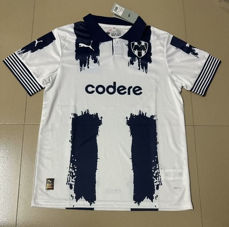AAA Quality Monterrey 25/26 White Soccer Jersey