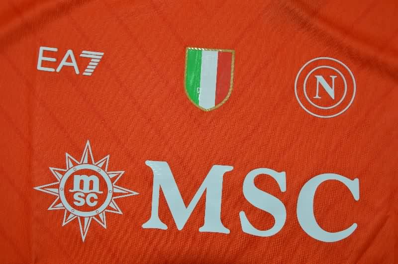 AAA Quality Napoli 25/26 Goalkeeper Red Soccer Jersey