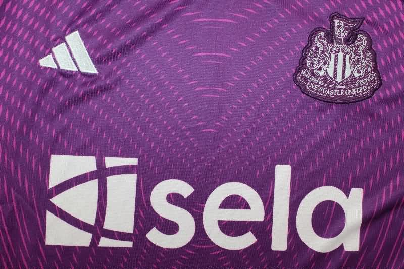 AAA Quality Newcastle United 25/26 Goalkeeper Purple Soccer Jersey