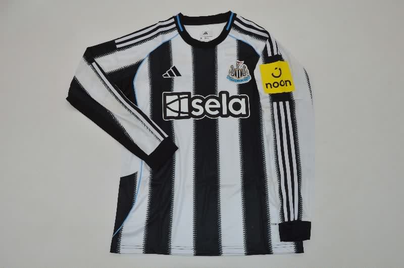 AAA Quality Newcastle United 25/26 Home Long Sleeve Soccer Jersey AAA Quality Newcastle United 25/26 Home Long Sleeve Soccer Jersey
