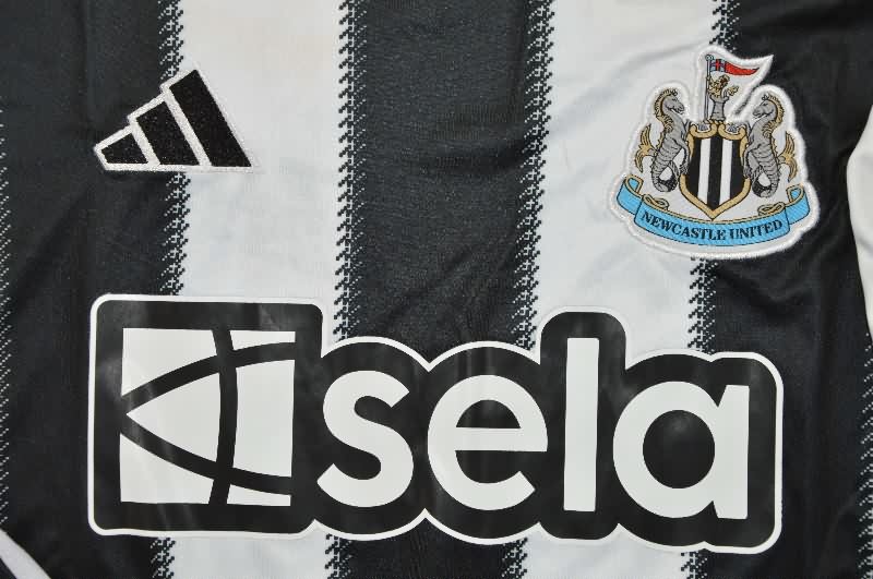 AAA Quality Newcastle United 25/26 Home Long Sleeve Soccer Jersey