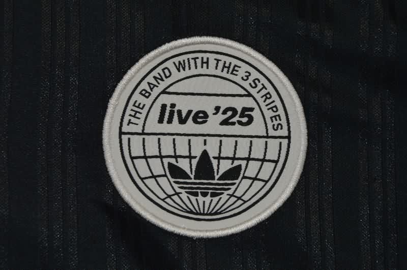 AAA Quality Oasis 2025 Black Long Sleeve Soccer Jersey