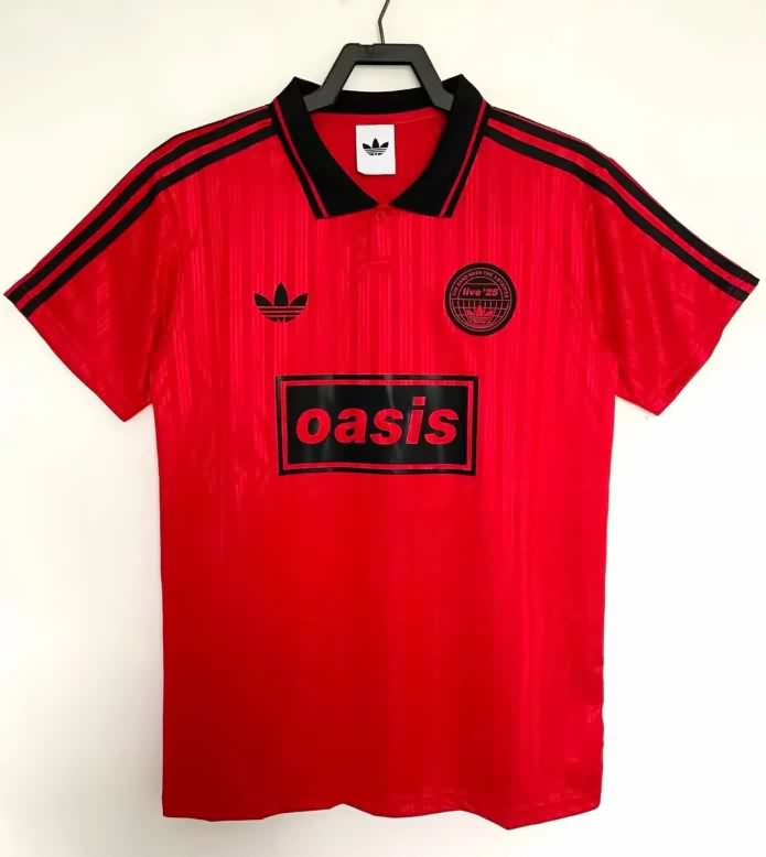 AAA Quality Oasis 2025 Red Soccer Jersey 02