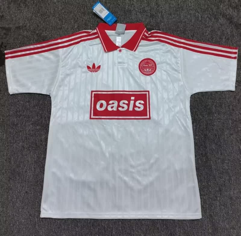 AAA Quality Oasis 2025 White Soccer Jersey 02