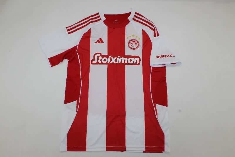 AAA Quality Olympiacos 25/26 Home Soccer Jersey