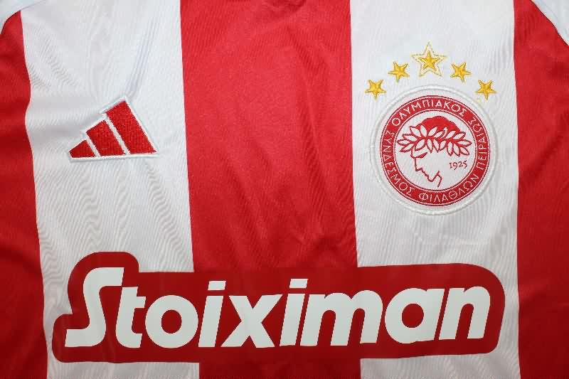 AAA Quality Olympiacos 25/26 Home Soccer Jersey