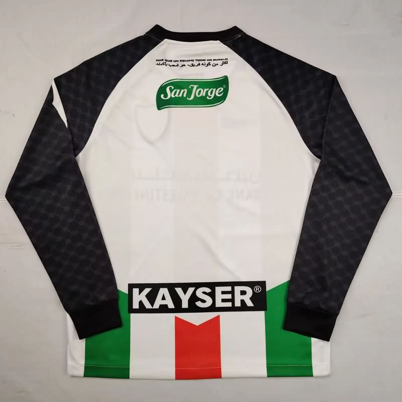 AAA Quality Palestino 2025 Home Long Sleeve Soccer Jersey