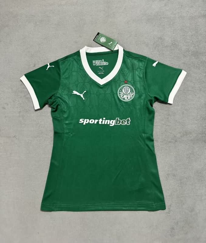 Palmeiras Soccer Jersey Home Women Replica 2025