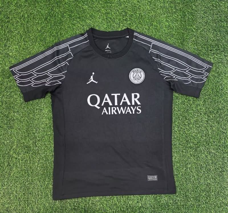 Paris St Germain Soccer Jersey Black Replica 25/26