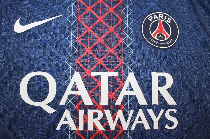 AAA Quality Paris St German 25/26 Home Long Sleeve Soccer Jersey (Player)