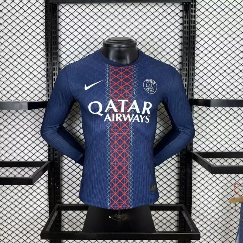 AAA Quality Paris St German 25/26 Home Long Sleeve Soccer Jersey (Player) Leaked AAA Quality Paris St German 25/26 Home Long Sleeve Soccer Jersey (Player) Leaked