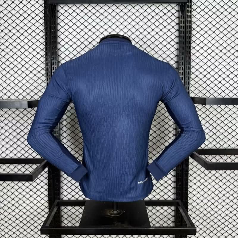 AAA Quality Paris St German 25/26 Home Long Sleeve Soccer Jersey (Player) Leaked