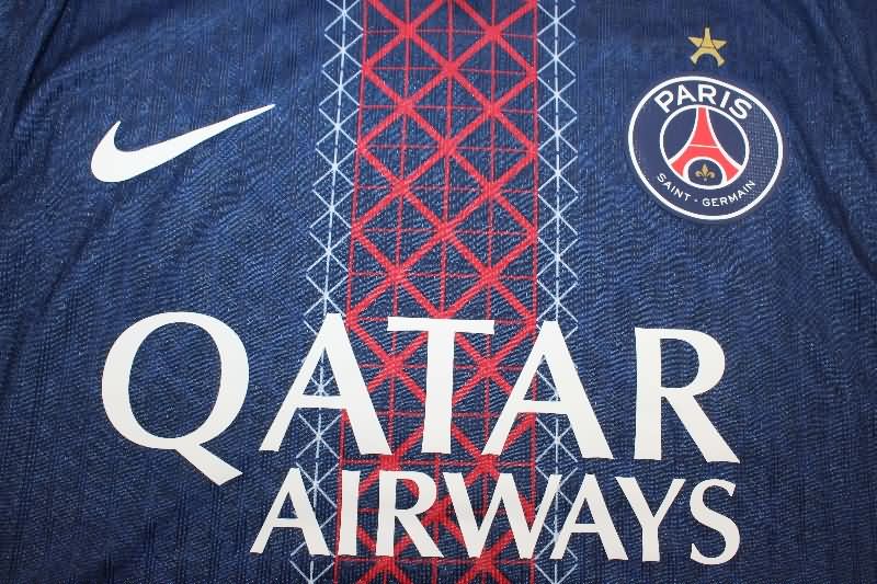 AAA Quality Paris St German 25/26 Home Soccer Jersey (Player) With Star