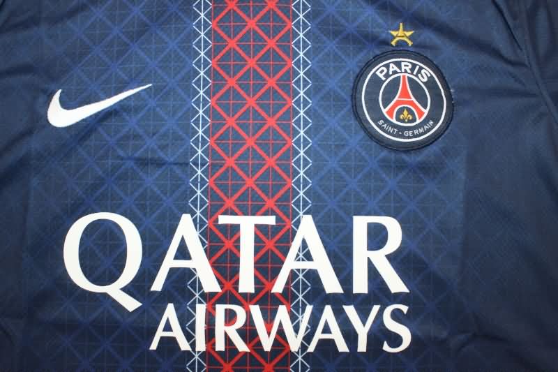 AAA Quality Paris St German 25/26 Home Soccer Jersey With Star