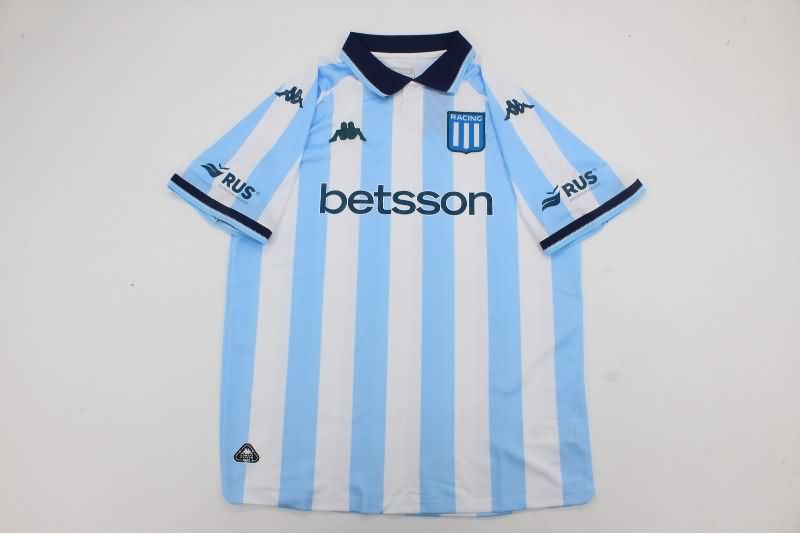 Racing Soccer Jersey Home Replica 2025