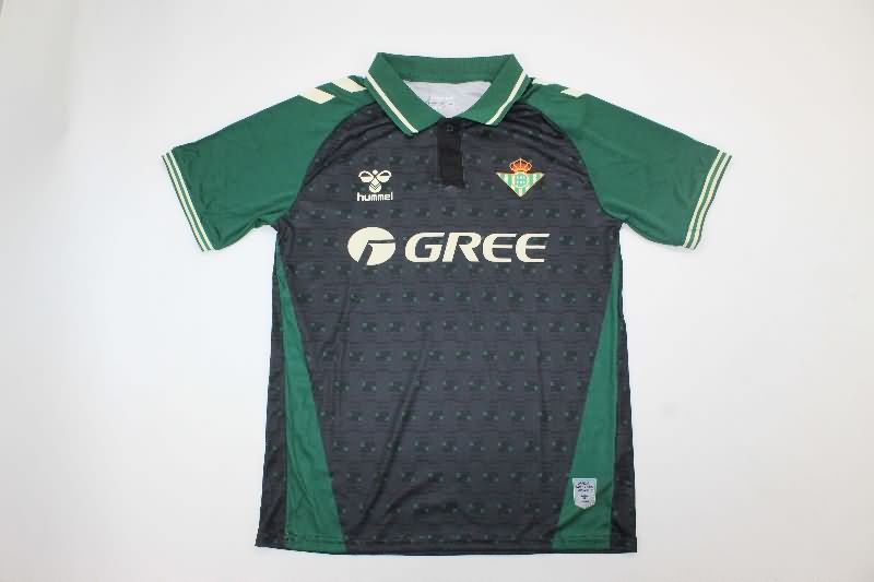 AAA Quality Real Betis 25/26 Black Soccer Jersey AAA Quality Real Betis 25/26 Black Soccer Jersey