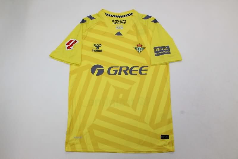AAA Quality Real Betis 25/26 Goalkeeper Yellow Soccer Jersey AAA Quality Real Betis 25/26 Goalkeeper Yellow Soccer Jersey