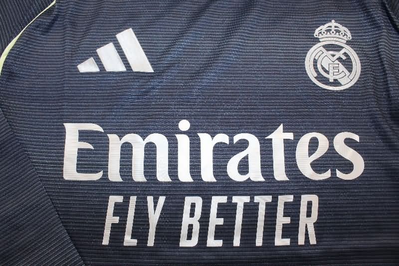 AAA Quality Real Madrid 25/26 Away Long Sleeve Soccer Jersey (Player)