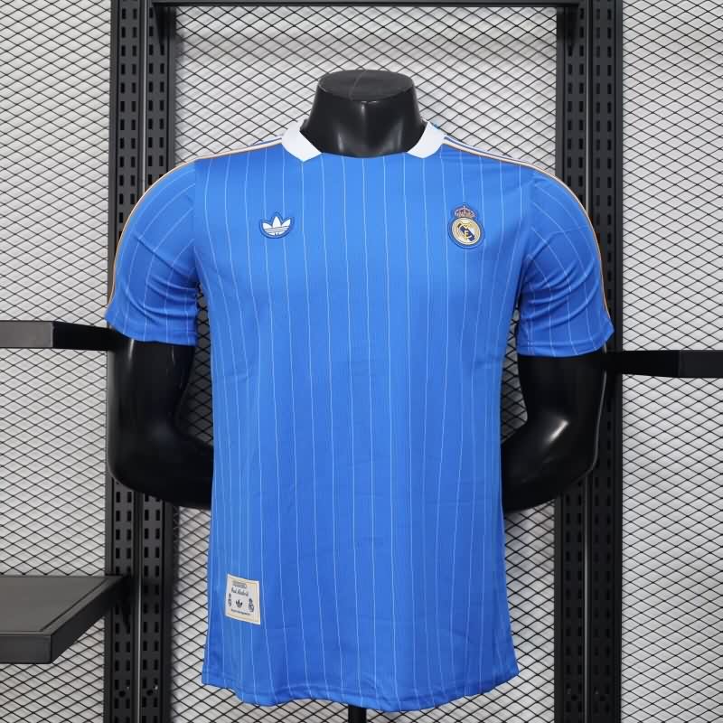 AAA Quality Real Madrid 25/26 Blue Soccer Jersey (Player)
