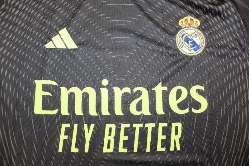 AAA Quality Real Madrid 25/26 Goalkeeper Black Soccer Jersey