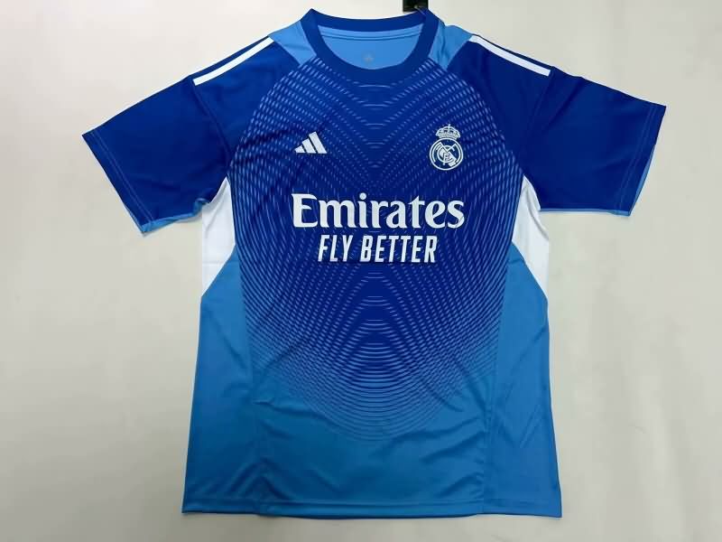 AAA Quality Real Madrid 25/26 Goalkeeper Blue Soccer Jersey Leaked