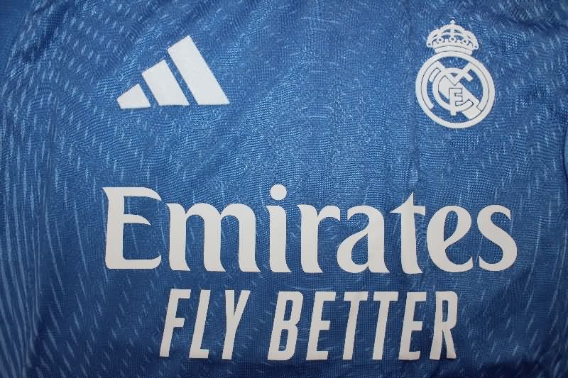 AAA Quality Real Madrid 25/26 Goalkeeper Blue Soccer Jersey (Player)