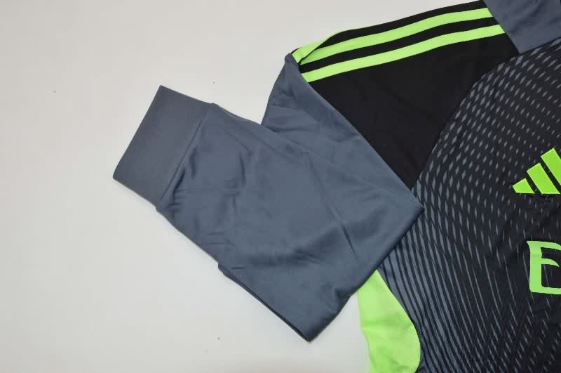 AAA Quality Real Madrid 25/26 Goalkeeper Black Long Sleeve Soccer Jersey