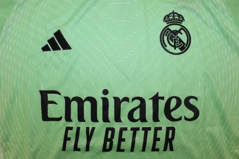 AAA Quality Real Madrid 25/26 Goalkeeper Green Soccer Jersey