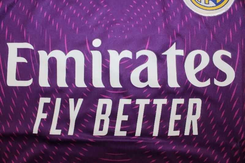 AAA Quality Real Madrid 25/26 Goalkeeper Purple Soccer Jersey