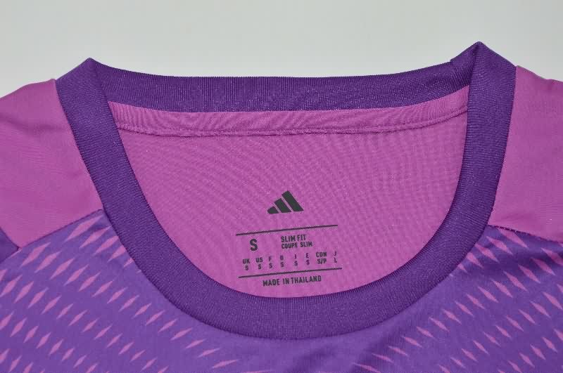 AAA Quality Real Madrid 25/26 Goalkeeper Purple Long Sleeve Soccer Jersey