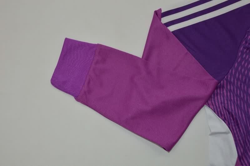 AAA Quality Real Madrid 25/26 Goalkeeper Purple Long Sleeve Soccer Jersey