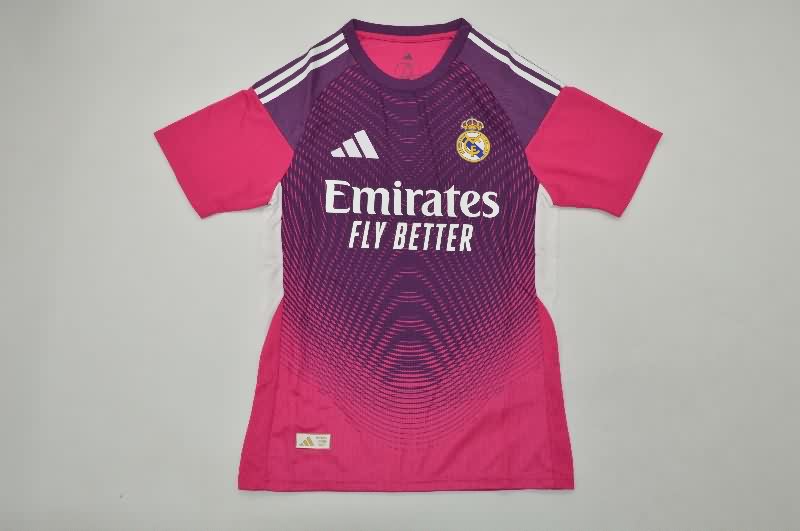 AAA Quality Real Madrid 25/26 Goalkeeper Purple Soccer Jersey (Player)