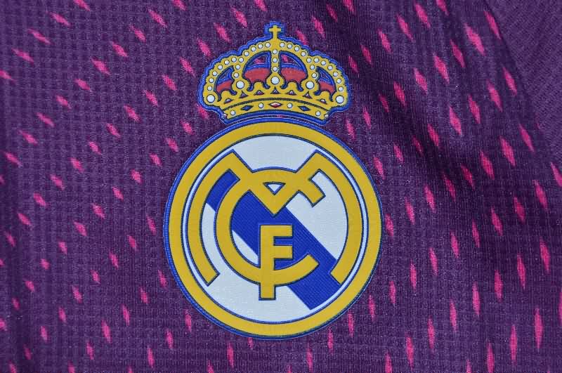 AAA Quality Real Madrid 25/26 Goalkeeper Purple Soccer Jersey (Player)