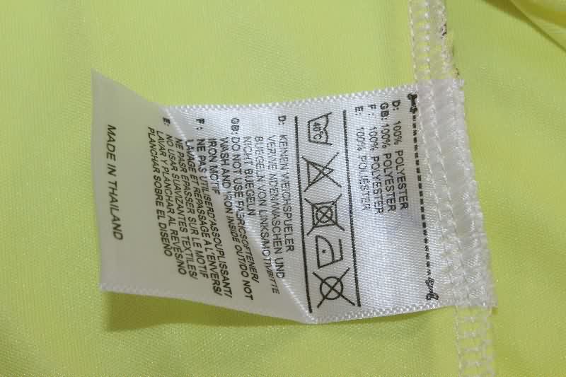 AAA Quality Real Madrid 25/26 Goalkeeper Yellow Soccer Jersey