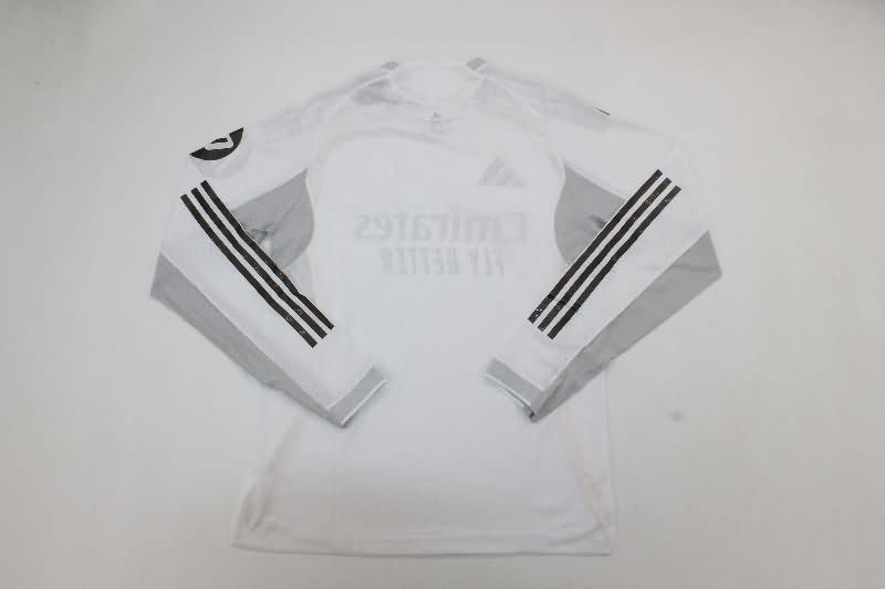 AAA Quality Real Madrid 25/26 Home Long Sleeve Soccer Jersey (Player)