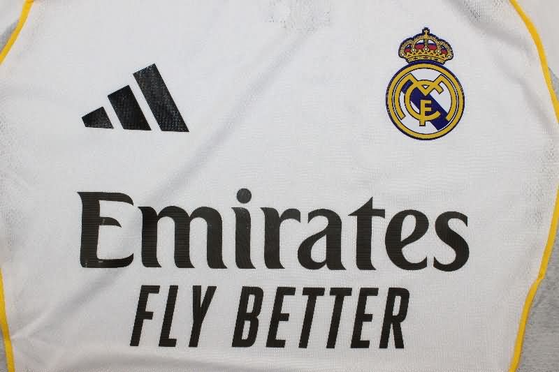 AAA Quality Real Madrid 25/26 Home Soccer Jersey (Player)