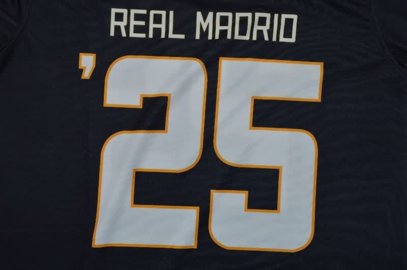 AAA Quality Real Madrid 25/26 Dark Blue NFL Jersey