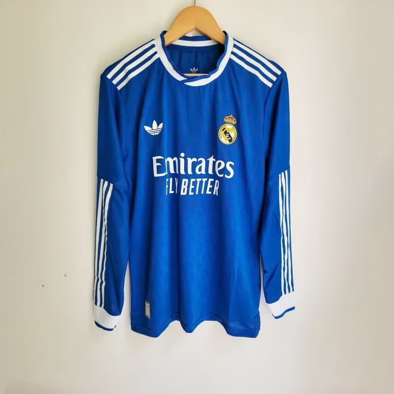 AAA Quality Real Madrid 25/26 Third Long Sleeve Soccer Jersey (Player)