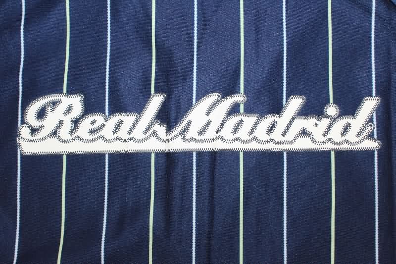 AAA Quality Real Madrid 25/26 Travel Dark Blue Soccer Jersey