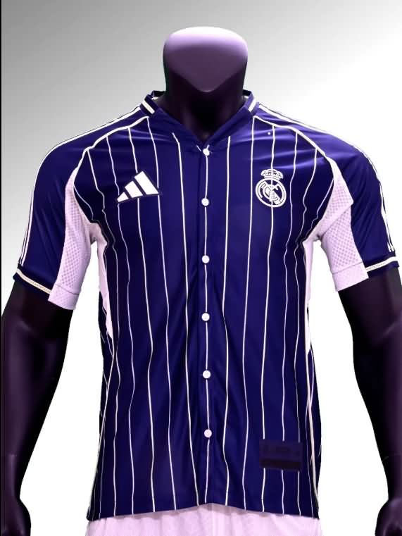 AAA Quality Real Madrid 25/26 Travel Purple Soccer Jersey (Player)