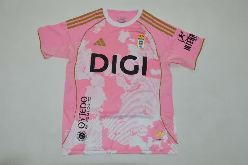 AAA Quality Real Oviedo 25/26 Pink Soccer Jersey AAA Quality Real Oviedo 25/26 Pink Soccer Jersey