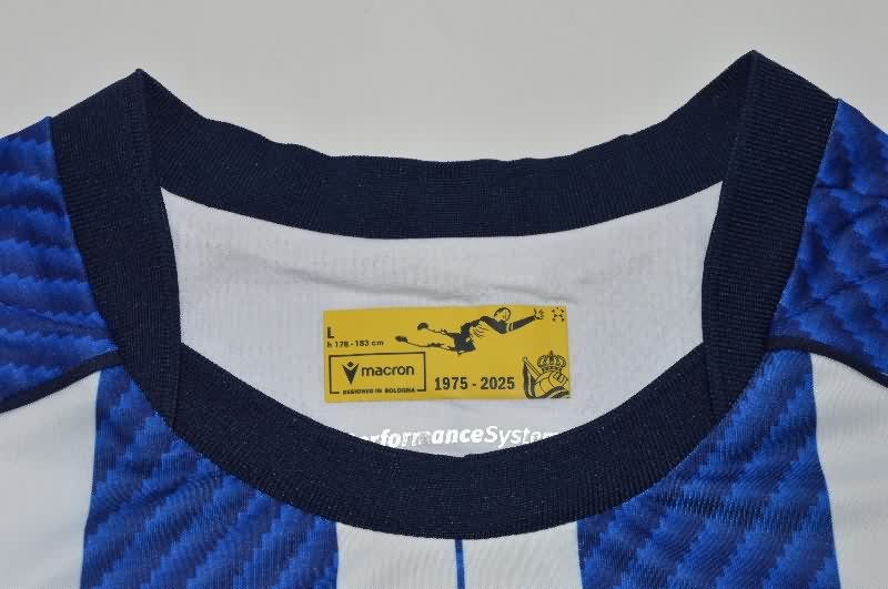 AAA Quality Real Sociedad 25/26 Home Soccer Jersey