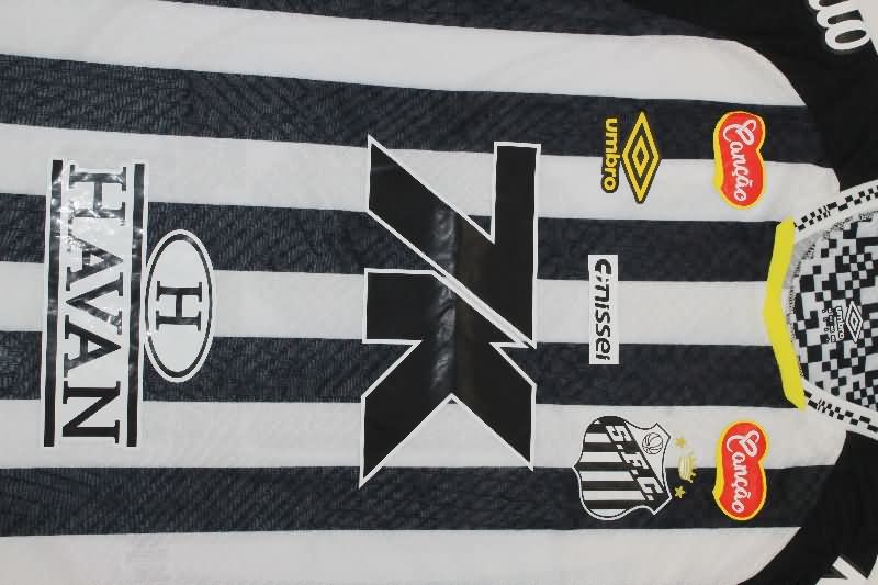 AAA Quality Santos 2025 Away Soccer Jersey With Sponsor