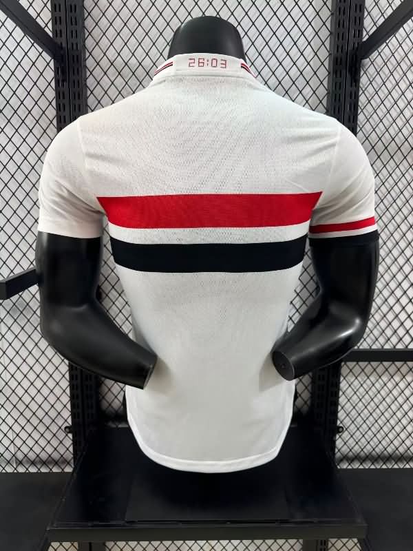 Sao Paulo Soccer Jersey Home (Player) 2025