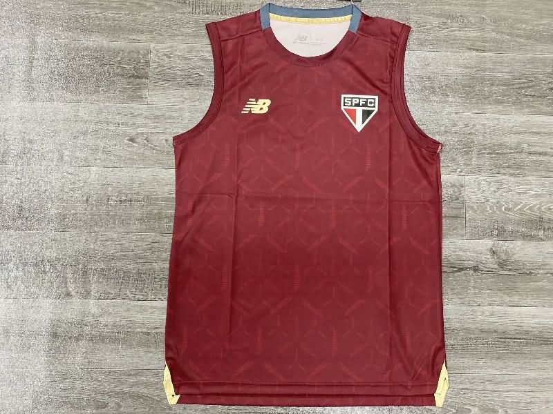 AAA Quality Sao Paulo 2025 Training Vest Soccer Jersey 02